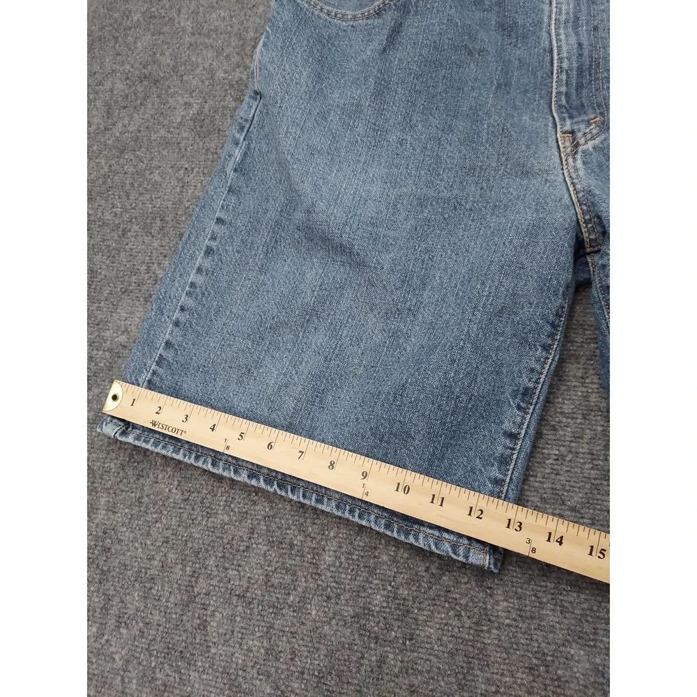 Levis 550 Denim Shorts Mens 36 (40)  Blue Jorts Bermuda Work  Medium Wash Cotton